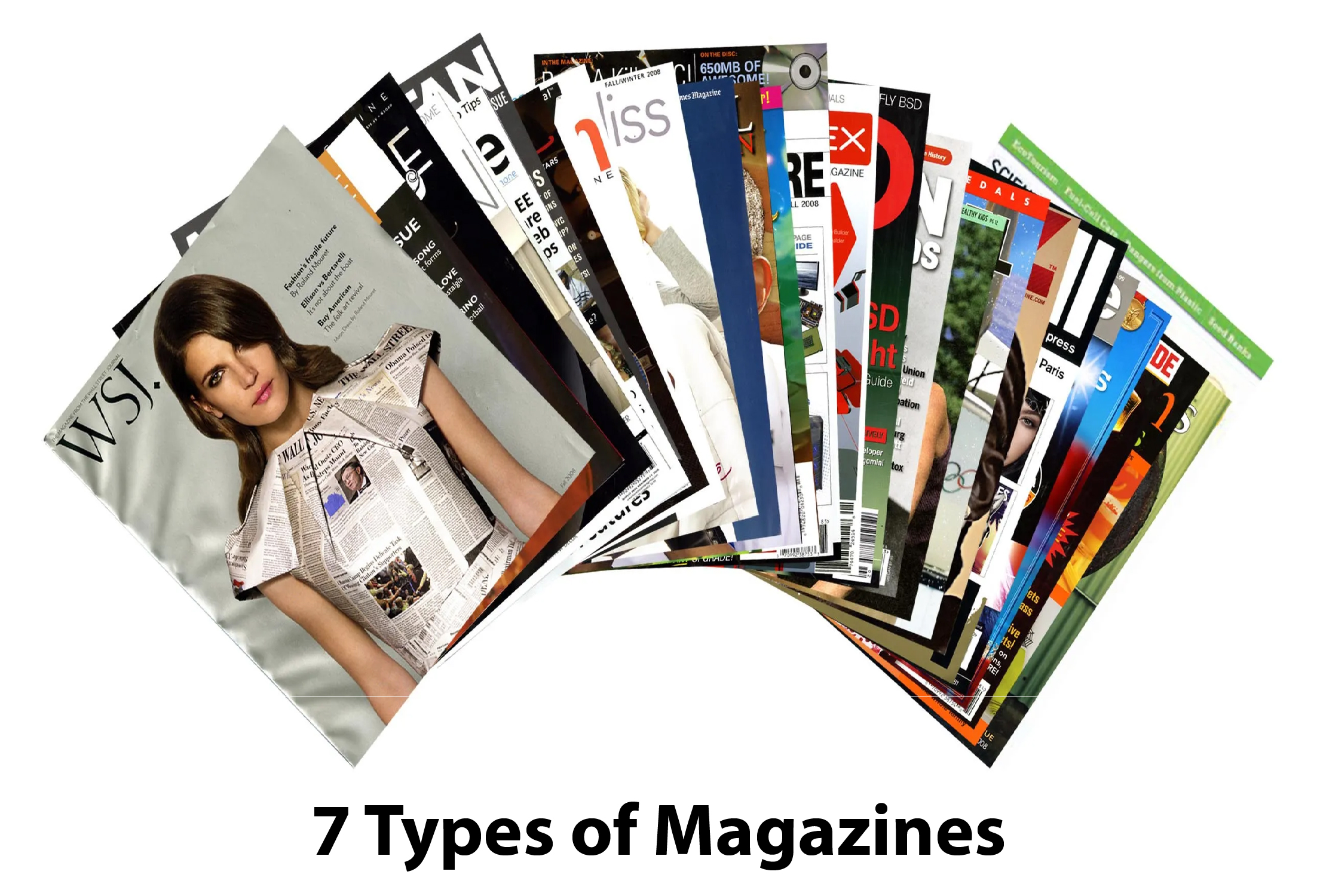 7 Types of Magazines