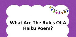 What Are The Rules Of A Haiku Poem?